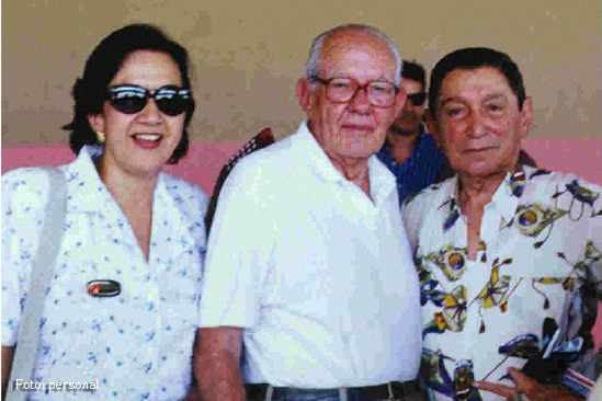 Consuelo Araujonoguera, Alfonso López Michelsen y Rafael Escalona 
