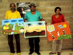 El jurado: Agustín ‘Tin’ Nieves, Armando Iguarán Gutiérrez y Ingrid Ann Guillot Córdoba