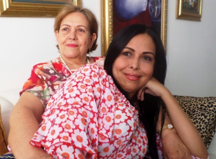 Bertha Mejía y su hija Rosa Elvira / Foto: Juan Rincón Vanegas 
