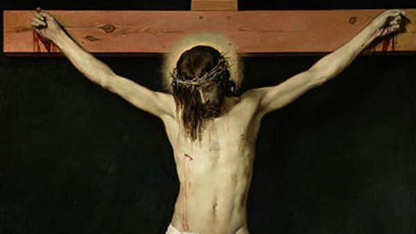 Fragmento de la obra La crucifixión de Velázquez  