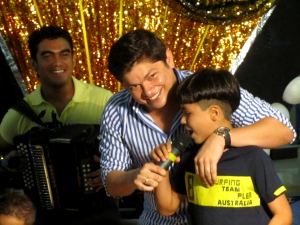 Mono Zabaleta y Elias Mendoza celebraron los logros del 2012
