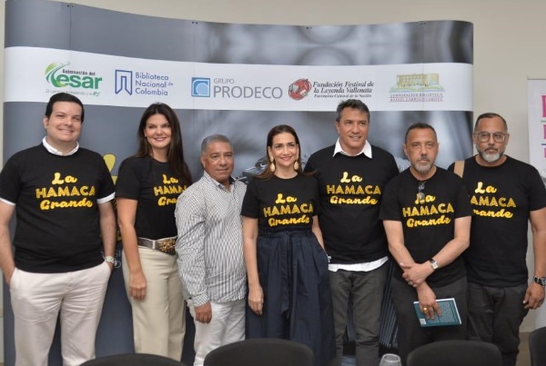 Presentación de la exposición La Hamaca Grande en Valledupar con el curador Alonso Sánchez
