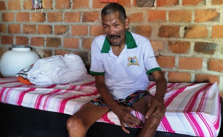 Daniel Palmera, el hombre santo de Chimichagua, sufre dolores hasta en el alma
