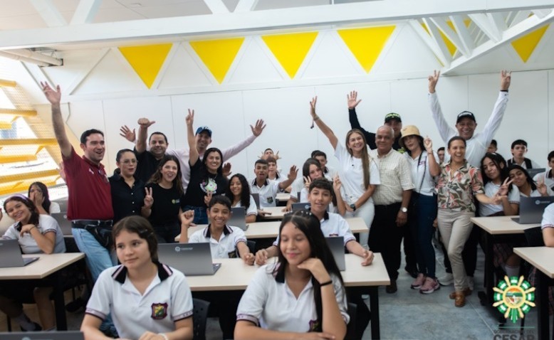 El municipio de San Martín, Cesar, inaugura una nueva institución educativa