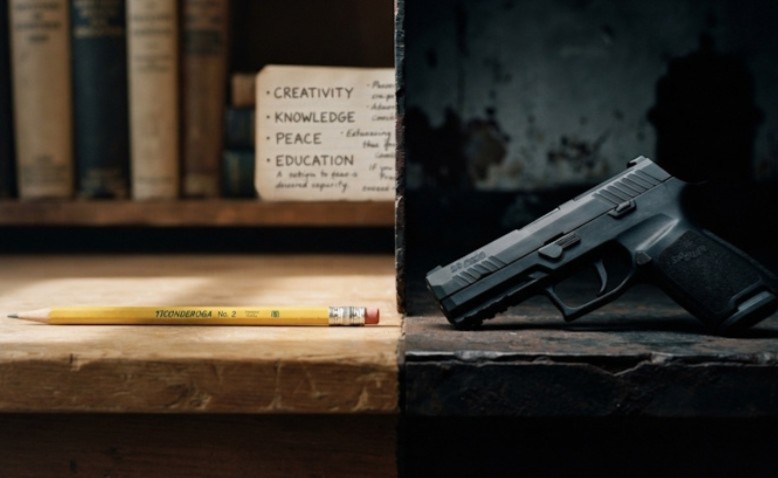 El lápiz y la pistola